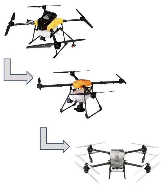 ドローン機体検討の様子
