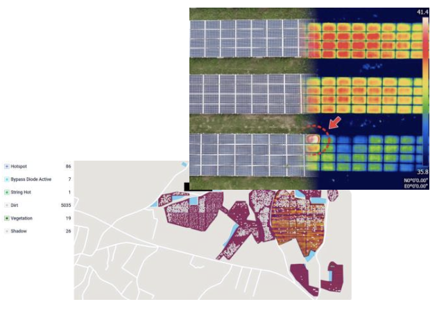Sense Hawk AI解析画面